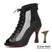 Schwarze Wildledersohle, 8,5 cm Absatz / US 4,5/EU 34 - Die besten Tanzschuhe für Damen: Strass-Wildledersohle, hohe Schuhe für Latino-Tänze wie Jazz, Bachata und mehr.