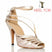 Beige-Wildledersohle-67cm Absatz / US 4,5/EU 34 - Lateinamerikanische Tanzschuhe für Damen – Tanzschuhe mit offener Zehenpartie und Wildledersohle aus PU für Jazz, Salsa und Bachata