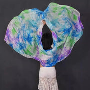 solid color silk hip scarf