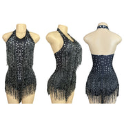 sparkly showgirl outfit for live performance