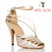 Beige-Wildledersohle, 6 cm Absatz / US 4,5/EU 34 - Lateinamerikanische Tanzschuhe für Damen – Tanzschuhe mit offener Zehenpartie und Wildledersohle aus PU für Jazz, Salsa und Bachata