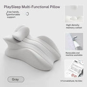 Sweet Spot Pillow - Ergonomic 3D Memory Foam Intimacy Pillows Couples Pillow for Wedge Pillow Sex Positions - DancerInn Women Other Dance Accessories 74.48 gray