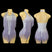 light purple / M - Rhinestone Body Suit - Halter Fringe Performance Leotards with Bodysuit Fringe for Latin Dance Stage Show