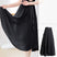 Black / One Size - Long Skirt Ballet - Elegant Chiffon Ribbon Adjustable Dance Wrap Skirts for Women