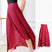 Burgundy / One Size - Long Skirt Ballet - Elegant Chiffon Ribbon Adjustable Dance Wrap Skirts for Women