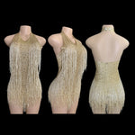 latin dance performance leotards with fringe - 38490053312695 - 38490053312695