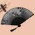 Style B - Chinese Folding Fan - Vintage Bamboo Folding Fan with Tassel Hand Fan Fold for Dance Performance