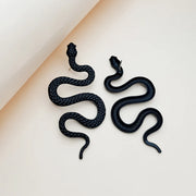 snake dangle earrings for women