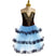 light blue / Kids XS - Ballet Tutu Dress Women - Long Ballerina Dress for Toddler Ballet Tutu Stage Performance