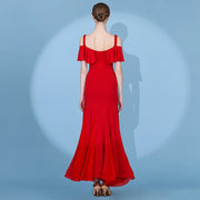 ballroom dance dresses for women slim fit