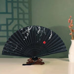 vintage chinese bamboo folding fan - 36171697160375 - 36171697160375
