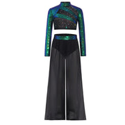 wide leg dance pants for kids