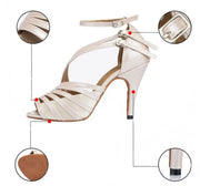 suede sole salsa shoes for women
