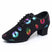Semelle en daim coloré-Talon de 5 cm / États-Unis 5/UE 35 - Chaussures de Salsa pour Dames-Chaussures de Danse de Salon Flexibles à Talon Moyen dans le Style de Chaussures Latines pour l'entraînement