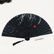 traditional hand folding fan for dance