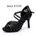 Black-Suede Sole-8.5cm Heel / US 4.5/EU 34 - Latin Dancing Shoes for Women - Soft Suede Sole PU Upper Dance Heels for Ballroom Tango Salsa Bachata