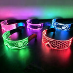 neon pink glasses for rave party - 36637429006519 - 36637429006519
