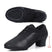 Schwarzer Schuh mit 5 cm Absatz und zweispitziger Wildledersohle / US 4,5/EU 34 - Tanzschuhe für Damen – Tanzschuhe mit Mikrofaser-Mesh und weicher Wildledersohle für Salsa, Lateinamerikanische Tänze und Bachata