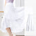 White / One Size - Long Skirt Ballet - Elegant Chiffon Ribbon Adjustable Dance Wrap Skirts for Women