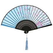 hand chinese fan with tassel