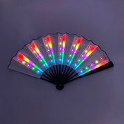 neon dance lighted fan