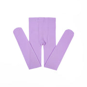 Ballet Dance Tights Girls Footed Soft Comfortable High Elasticity Fade-resistant Tights - DancerInn Light Purple Tights / XL