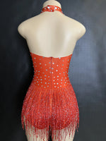 dance bodysuit with halter neck design - 38490053869751 - 38490053869751