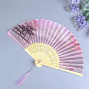 dance performance chinese palm fan