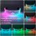 hohe Qualität Typ H - LED-Partybrille – Neonpinke Cyberpunk-LED-Visierbrille für Club, DJ-Partys und mehr