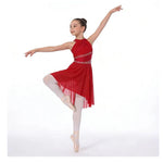 girls mock neck dress for a ballet - 36082057642167 - 36082057642167