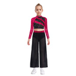blue pants girl dance outfit - 36607274516663 - 36607274516663