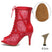 B 8,5 cm Innenbereich / US 4,5 (EU 33) - Lateinamerikanische Tanzschuhe – High Heel, Mesh, Peeptoe, Wildledersohle, Tanzschuhe für Damen, Bachata, Salsa, Tango, Rumba