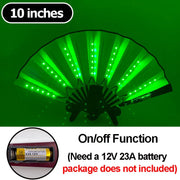 party prop led folding fan