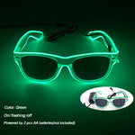 glowing visor glasses for nightclub decor - 36637429203127 - 36637429203127