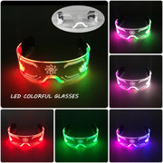 cyberpunk led light party glasses