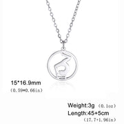 Gymnastic Jewelry & Ballet Jewelry for Ballerina Dancer Gymnast Gold Necklace Rhythmic Stainless Steel  Sport Jewelry - DancerInn H-steel