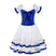 blue / XXS - Ballet Tutu Dress Girl - Velvet Ballerina Long Tulle Skirt Childrens Ballet Outfit for Stage Performance