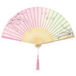 flower pattern hand folding fan - 36184838602935 - 36184838602935