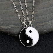 bff matching yin and yang necklace