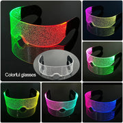 neon pink glasses for rave party