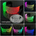hochwertiges Typ K - LED-Partybrille – Neonpinke Cyberpunk-LED-Visierbrille für Club, DJ-Partys und mehr
