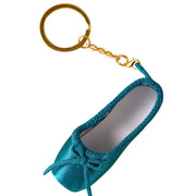 Pointe Shoe Keychain - Handmade Mini Satin Ballet Shoe Keyring Bag Pendant Ballet Accessories - DancerInn Green