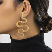 snake earring gothic style