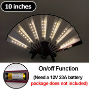 party gift light up fan