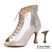 Beige Wildledersohle, 8,5 cm Absatz / US 4,5/EU 34 - Die besten Tanzschuhe für Damen: Strass-Wildledersohle, hohe Schuhe für Latino-Tänze wie Jazz, Bachata und mehr.