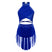Blue / XS - Ballet Dress Girl - Sleeveless Rhinestones Ballet Leotards for Girls Gymnastics, Ice Skating,  Lyrical, Latin & Contemporary Dance