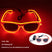 neu 10 - LED-Partybrille – Neonpinke Cyberpunk-LED-Visierbrille für Club, DJ-Partys und mehr