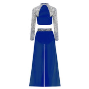 dance crop tops girls stage costume