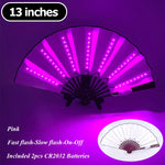 festival glowing hand fan - 37602254684343 - 37602254684343