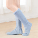 Ballett-Aufwärmstiefel – Tanzschuhe mit weicher Sohle für Mädchen-Ballettkostüme mit doppelseitigem Fleece - Blau / US 13,5/EU 32-33